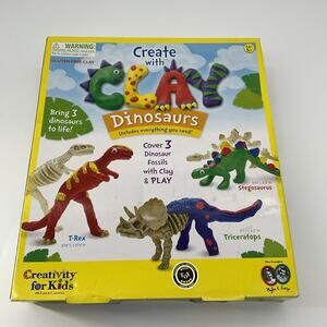 Create with Clay Dinosaurs - Creativity for Kids - Crafts